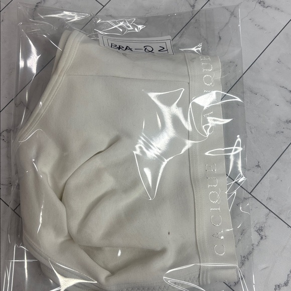 NWT Cacique Lane Bryant Womens Bra White Unlined Full Coverage NO WIRE 40D - Picture 13 of 13